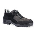 Steel Suede Leather Low Shoe  S3L CI FO SR - Black/Grey