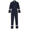 Bizflame Work Stretch Panelled FR Coverall - Light Navy
