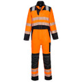 PW3 Modaflame Work HVO Multi-Norm FR Coverall - Orange/Black