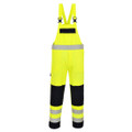 Bizflame Work Hi-Vis Multi-Norm Contrast FR Bib and Brace - Yellow/Navy