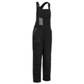 WX1 Two Tone Cotton Bib and Brace - Black/Grey