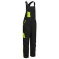 WX1 Two Tone Insulated Cotton Bib and Brace - Light Black/Yellow
