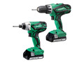 Hikoki KC18DGLJAZ Twin Pack 18V 2 x 1.5Ah Li-ion - The HiKOKI KC18DGLJAZ Twin Pack contains the following:</p>  1 x 18V DV18DGL Combi Drill with a high power motor and two speed gearbox