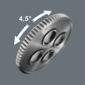 The Zyklop VDE ratchet allows a short return angle of only 4.5 ° thanks to its 80 teeth.
