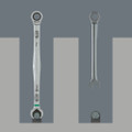 The long design of the spanner improves accessibility at low-lying couplings.