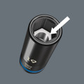The internal plastic insert protects the surfaces of the wheel bolts.