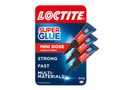 Loctite Super Glue Original Mini Tube Trio 3 x 1g - The Loctite Super Glue Original Mini Triocontains three one-shot tubes, so you're always ready for a quick repair job on the go! Convenient small-sized pipette