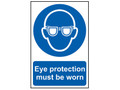 Scan Eye Protection Must Be Worn - PVC Sign 200 x 300mm