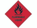 Scan Flammable Liquid - Self Adhesive Vinyl Sign 100 x 100mm