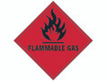 Scan Flammable Gas - Self Adhesive Vinyl Sign 100 x 100mm