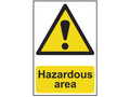 Scan Hazardous Area - PVC Sign 400 x 600mm