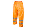 Scan Hi-Vis Motorway Trouser Orange - L (40in) - Scan High-Visibility Orange Waterproof Motorway Trousers with taped seams and retro-reflective tape