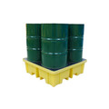 ECOSPILL PE 4Drum Spill Pallet 4 Way 122x122x39cm Containment & Drain Protection - All images used are for illustrative purposes only ECOSPILL PE 4Drum Spill Pallet 4 Way 122x122x39cm Containment & Drain Protection - All images used are for illustrative purposes only