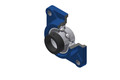 SNR - Bearing Unit - EXF208 - 40.00 x 80.00 x 42.80 - grey cast housing, radial insert ball bearing with eccentric locking collar, seal with slingerAll images used are for illustrative purposes only