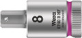 Wera 8740 B HF Zyklop bit socket with holding function, 3/8" drive 9.0x38.5mm - Bit socket with 3/8" drive and holding function for particularly comfortable screwdriving with reduced risk of losing the screw when feeding it into the workpiece