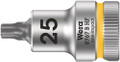 Wera 8767 B HF TORX® Zyklop bit socket with holding function, 3/8" drive TX 25x35.0mm - Bit socket with 3/8" drive and holding function for particularly comfortable screwdriving with reduced risk of losing the screw when feeding it into the workpiece Wera 8767 B HF TORX® Zyklop bit socket with holding function, 3/8" drive TX 25x35.0mm - Bit socket with 3/8" drive and holding function for particularly comfortable screwdriving with reduced risk of losing the screw when feeding it into the workpiece