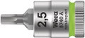 Wera 8740 A Zyklop bit socket, 1/4" drive 2.5x28.0mm - Bit socket with 1/4" drive