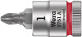 Wera 8751 A Phillips Zyklop bit socket, 1/4" drive PH 1x28.0mm - Bit socket with 1/4" drive