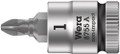 Wera 8755 A Pozidriv Zyklop bit socket, 1/4" drive PZ 1x28.0mm - Bit socket with 1/4" drive
