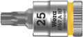 Wera 8767 A HF TORX® Zyklop bit socket with holding function, 1/4" drive TX 25x28.0mm - Bit socket with 1/4" drive and holding function for particularly comfortable screwdriving with reduced risk of losing the screw when feeding it into the workpiece Wera 8767 A HF TORX® Zyklop bit socket with holding function, 1/4" drive TX 25x28.0mm - Bit socket with 1/4" drive and holding function for particularly comfortable screwdriving with reduced risk of losing the screw when feeding it into the workpiece