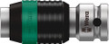 Wera 8784 A1 Zyklop bit adaptor, 1/4" 1/4"x37.0mm - Connector from square head to hexagonal