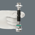 Wera 8796 LA Zyklop "flexible-lock" extension with free-turning sleeve, long, 1/4" 1/4"x150.0mm - Wera Zyklop extension with flexible-lock: when activated the sockets are secured and permanently fixed, any unintentional loss being avoided