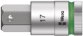 Wera 8740 C HF Zyklop bit socket with 1/2" drive with holding function 5.0x60.0mm - Bit socket with 1/2" drive and holding function for particularly comfortable screwdriving with reduced risk of losing the screw when feeding it into the workpiece