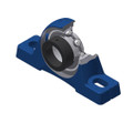 SNR - Bearing Unit - ESPE211N - 55.00 x 100.00 x 32.50 - grey cast housing, radial insert ball bearing with eccentric locking collar, single lip seal, for low-temp