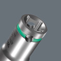 Wera 8790 HMB Deep 3/8" socket 12.0x64.0mm - The Wera manual and machine socket (ISO 2725 part 3) can be used in manual and machine operations