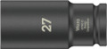 Wera 8790 C Impaktor Deep socket with 1/2" drive 27.0x83mm - Long Impaktor socket wrench insert for use with electric or pneumatic wrenches with 12
