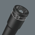 Wera 8790 C Impaktor Deep socket with 1/2" drive 27.0x83mm - Long Impaktor socket wrench insert for use with electric or pneumatic wrenches with 12