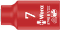 Wera 8790 B VDE Zyklop 3/8" socket, insulated 7.0x46,0mm - 3/8" VDE sockets with increased safety through yellow insulation core, which becomes visible in case of damage to the outer red VDE insulation layer Wera 8790 B VDE Zyklop 3/8" socket, insulated 7.0x46,0mm - 3/8" VDE sockets with increased safety through yellow insulation core, which becomes visible in case of damage to the outer red VDE insulation layer