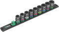 Wera Magnetic socket rail C Impaktor 1 socket set, 1/2" drive - Socket rail with 9 Impaktor sockets for use with electric or pneumatic wrenches with 12 Wera Magnetic socket rail C Impaktor 1 socket set, 1/2" drive - Socket rail with 9 Impaktor sockets for use with electric or pneumatic wrenches with 12