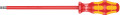 Wera 160 i VDE Insulated screwdriver for slotted screws 1.2x6.5x200mm - Wera VDE screwdriver with multi-component Kraftform Plus handle for fast and smooth work: Hard handle zones for high working speeds, while soft handle zones guarantee a high torque tr