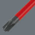 Wera 165 iSS PZ/S VDE Insulated screwdriver with reduced blade diameter for PlusMinus screws (Pozidriv/slotted) # 1x80mm - VDE insulated slotted screwdriver with reduced blade and handle diameter, suitable for actuating low-lying screws in particularly co