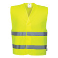 Twin Band Hi-Vis Vest - The best selling C470 with classic reflective tape configuration will ensure you are seen