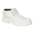 FW83 Steelite Slip On Safety Boot S2 White - Slip on boot style with padded collar for added support