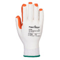 A135 - Tough Grip Glove Yellow/Orange - Maximizing the strengths of both polyester and cotton, the base of this glove is a knitted liner constructed from a poly-cotton mix