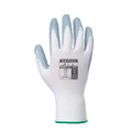 A319 Flexo Grip Nitrile Glove (Retail Pack) - Grey/White - The nitrile coating on the Flexo Grip Glove gives enhanced abrasion resistance