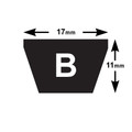 Dunlop White Flash B Section V Belts (17mm Top Width) B119-WHT-DUN - Dunlop 'White Flash' V Belts are manufactured using a combination of Natural and Styrene Butadiene Rubber Dunlop White Flash B Section V Belts (17mm Top Width) B119-WHT-DUN - Dunlop 'White Flash' V Belts are manufactured using a combination of Natural and Styrene Butadiene Rubber