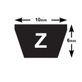 Dunlop White Flash Z Section V Belts (10mm Top Width) Z67-WHT-DUN - Dunlop 'White Flash' V Belts are manufactured using a combination of Natural and Styrene Butadiene Rubber Dunlop White Flash Z Section V Belts (10mm Top Width) Z67-WHT-DUN - Dunlop 'White Flash' V Belts are manufactured using a combination of Natural and Styrene Butadiene Rubber