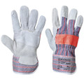 A209 - Classic Canadian Rigger Glove Grey - <p class="text-justify">Designed with quality split leather this glove features vein protection with a cotton back for increased comfort and breathability