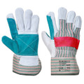 A229 - Classic Double Palm Rigger Glove Green - <p class="text-justify">This classic double palm rigger is constructed to offer outstanding protection