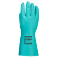 A812 - Nitrosafe Plus Chemical Gauntlet - Green - <p class="text-justify">More than just a nitrile gauntlet, the A812 is tested and certified to offer protection against many common chemicals found in industry today