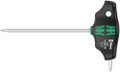 Wera 467 TORX® HF T-handle screwdriver with holding function TX 25x100mm - T-handle screwdrivers: The ideal handle shape allows the transmission of particularly high tightening and loosening moments