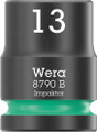 Wera 8790 B Impaktor 18,0, Socket with 3/8" drive - 05005509001 - Contents:</p>8790 B Impaktor socket with 3/8" drive, 18 x 30 mm</p>Features</p><ul><li>For use with electric or pneumatic wrenches with 3/8" drive</li><li>Impaktor technology for a Wera 8790 B Impaktor 18,0, Socket with 3/8" drive - 05005509001 - Contents:</p>8790 B Impaktor socket with 3/8" drive, 18 x 30 mm</p>Features</p><ul><li>For use with electric or pneumatic wrenches with 3/8" drive</li><li>Impaktor technology for a