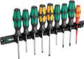 Wera 9650 Magnetic rail Kraftform screwdriver set, Screwdriver set, 9-piece set, on a magnetic rail - 05051012001 - Contents:</p>9650 Magnetic rail Kraftform screwdriver set, 9 pieces<br> 2x 932 A Screwdriver for slotted screws: 1x5 Wera 9650 Magnetic rail Kraftform screwdriver set, Screwdriver set, 9-piece set, on a magnetic rail - 05051012001 - Contents:</p>9650 Magnetic rail Kraftform screwdriver set, 9 pieces<br> 2x 932 A Screwdriver for slotted screws: 1x5