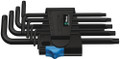 Wera 967/9 TX HF 1 L-key set with holding function, BlackLaser - High quality L-key set for recessed TORX® screws
