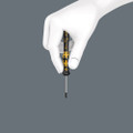 Wera 1572 ESD Kraftform Micro screwdriver for Microstix® screws 1x40mm - ESD-safe screwdriver for Microstix® screws