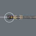 Wera 1578 A ESD Kraftform Micro screwdriver for slotted screws 0.25x1.2x40mm - ESD-safe Micro screwdriver